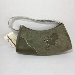 Ellen Tracy Olive Green Shoulder Bag